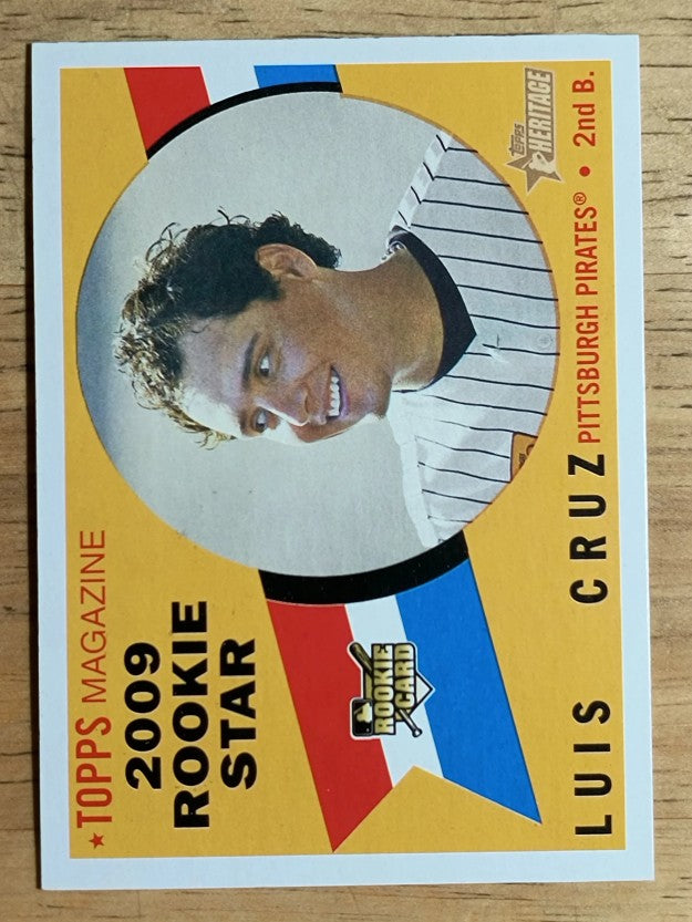 2009 Topps Heritage #133 Luis Cruz RC