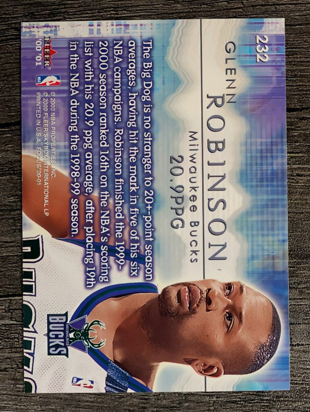 2000-01 Fleer Focus #232 Glenn Robinson 20