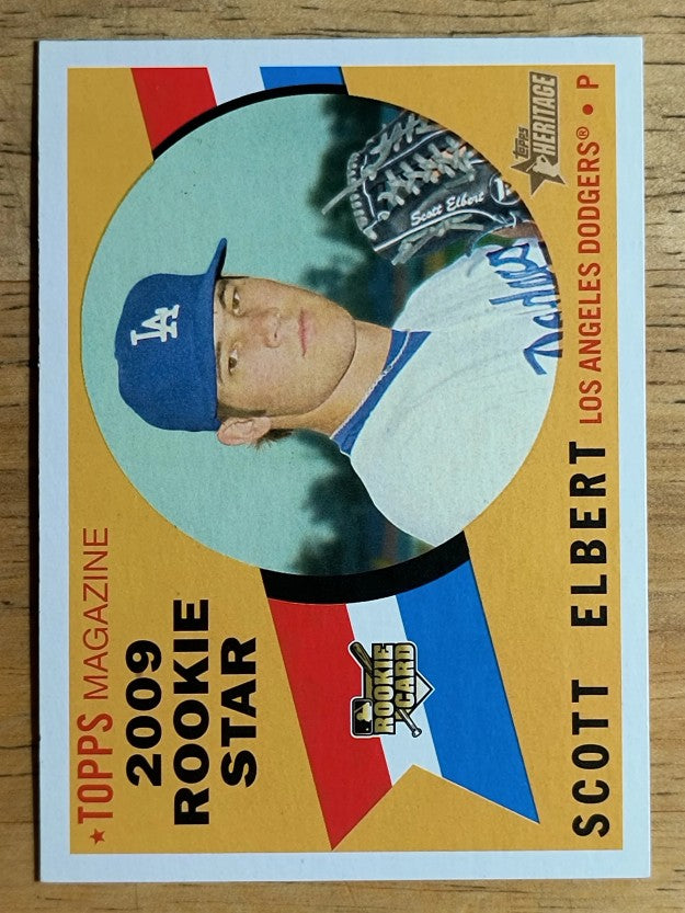 2009 Topps Heritage #128 Scott Elbert