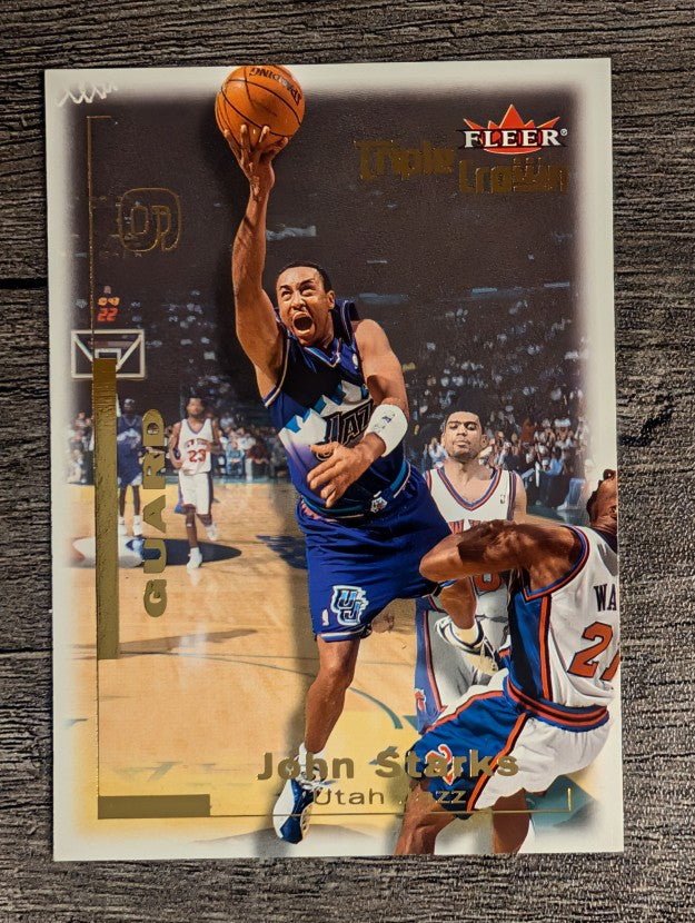 2000-01 Fleer Triple Crown #113 John Starks