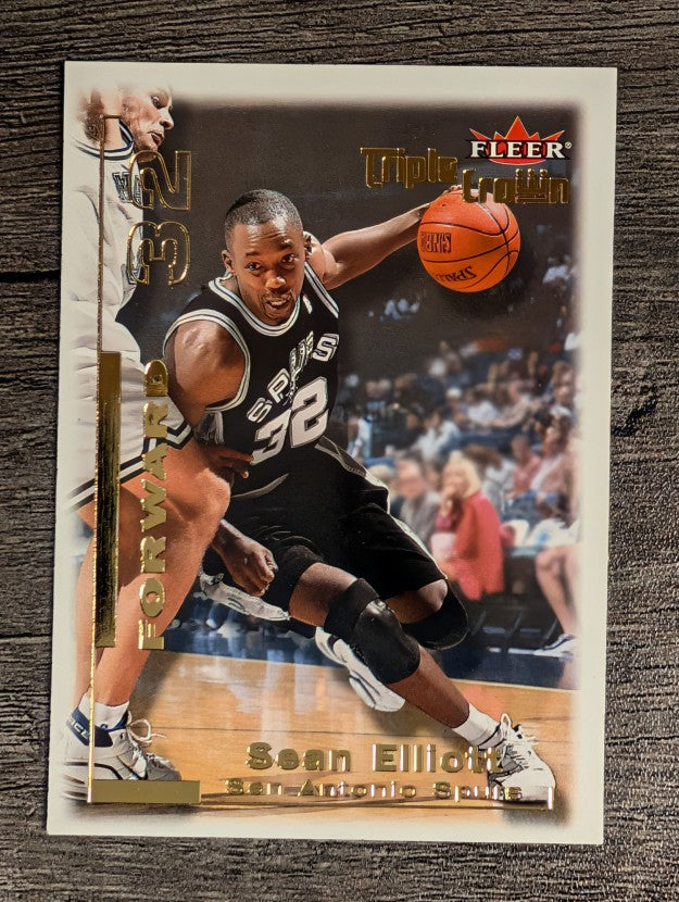 2000-01 Fleer Triple Crown #131 Sean Elliott