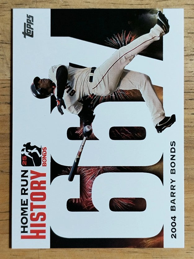 2005 Topps Barry Bonds Home Run History #667 Barry Bonds HR667