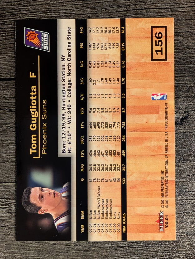 2000-01 Fleer Triple Crown #156 Tom Gugliotta