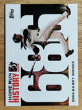 2005 Topps Barry Bonds Home Run History #686 Barry Bonds HR686