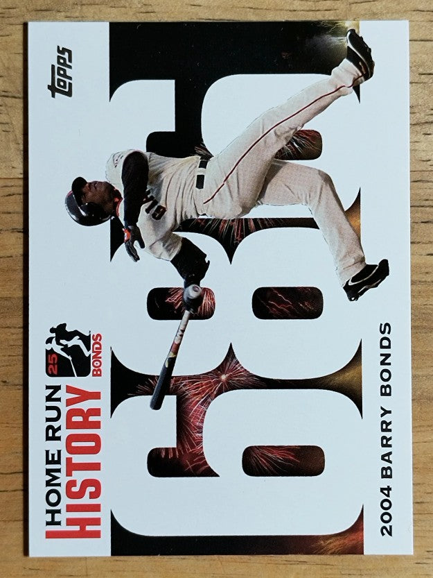 2005 Topps Barry Bonds Home Run History #686 Barry Bonds HR686