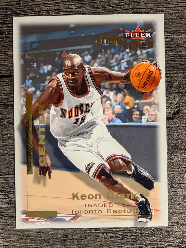 2000-01 Fleer Triple Crown #172 Keon Clark