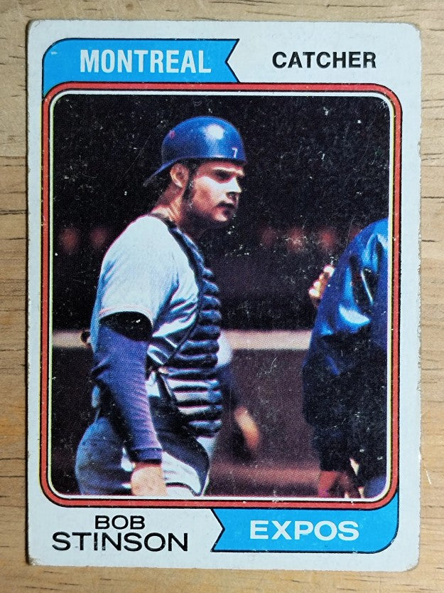 1974 Topps #653 Bob Stinson (GOOD)