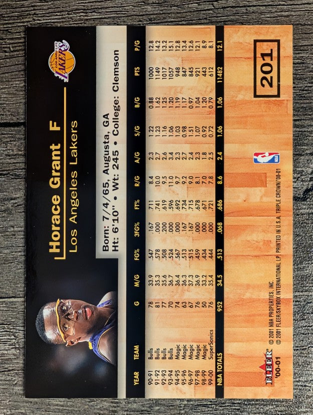 2000-01 Fleer Triple Crown #201 Horace Grant