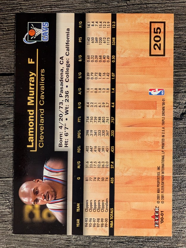 2000-01 Fleer Triple Crown #205 Lamond Murray