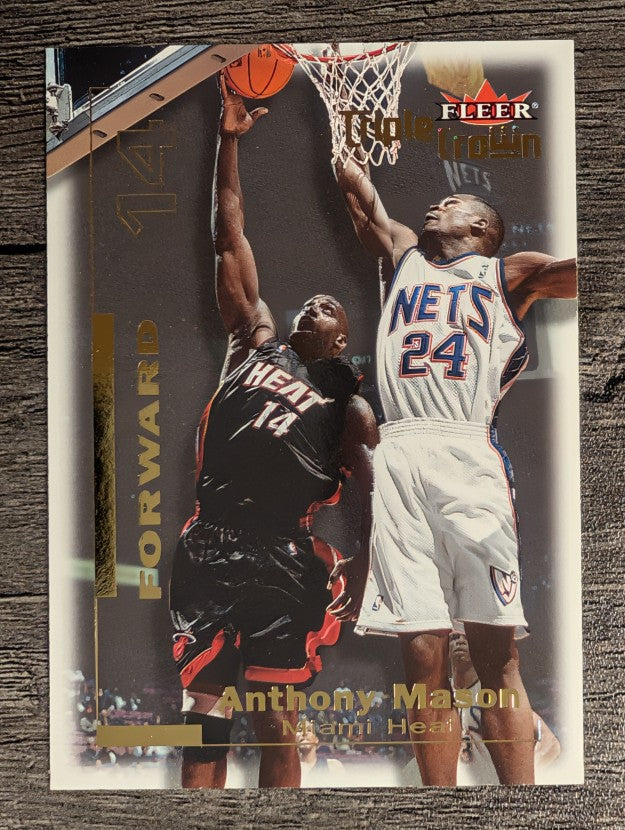 2000-01 Fleer Triple Crown #208 Anthony Mason