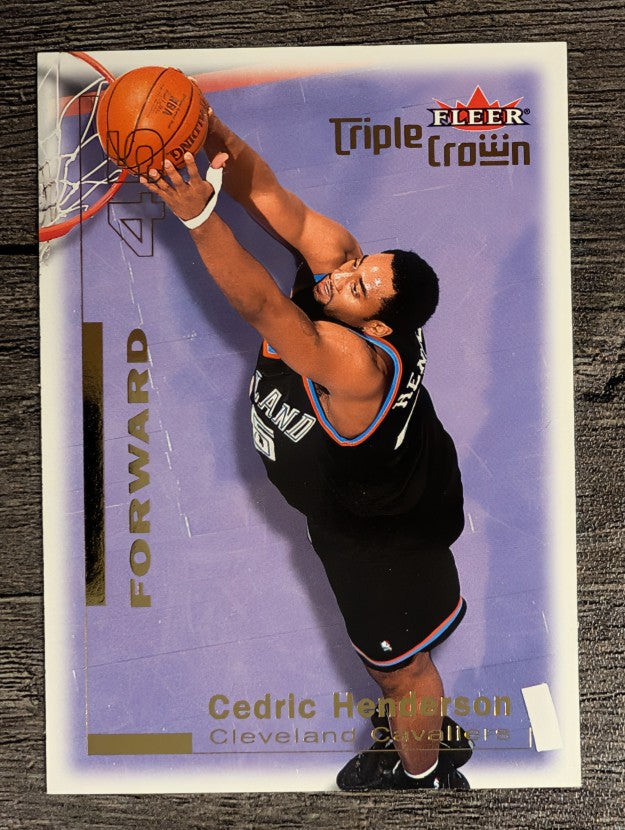 2000-01 Fleer Triple Crown #209 Cedric Henderson