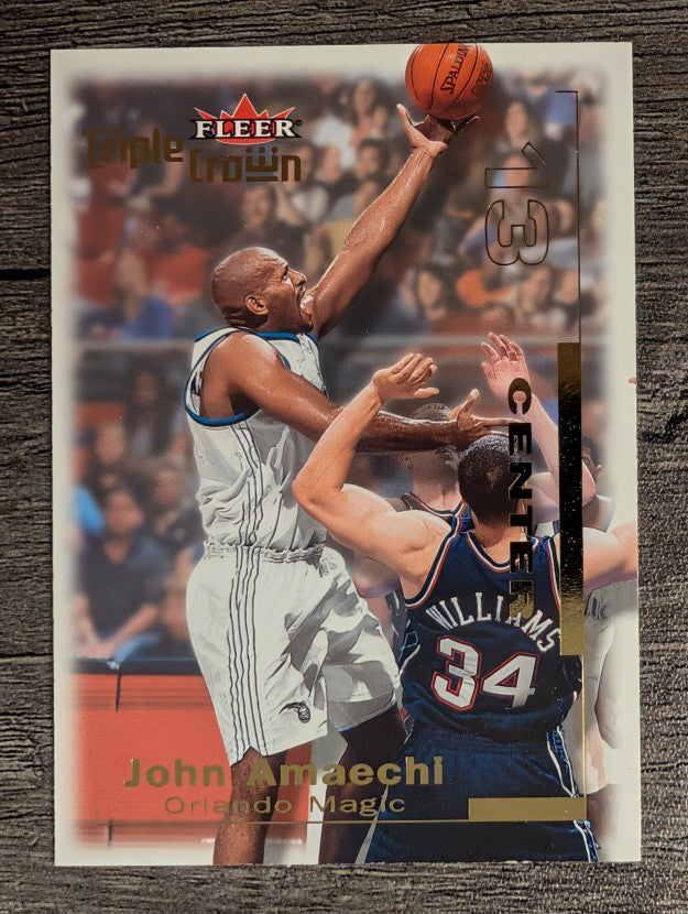 2000-01 Fleer Triple Crown #223 John Amaechi