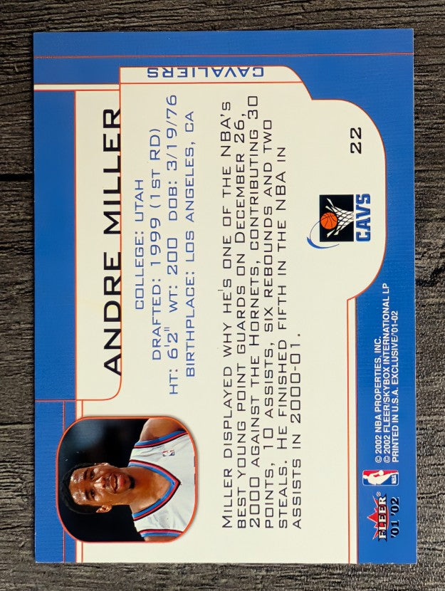 2001-02 Fleer Exclusive #22 Andre Miller