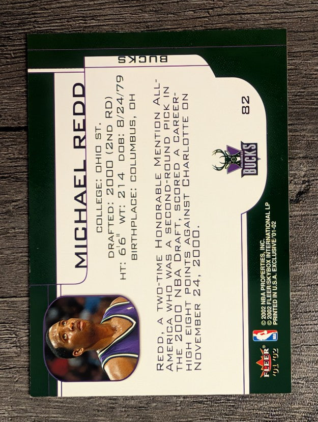 2001-02 Fleer Exclusive #82 Michael Redd