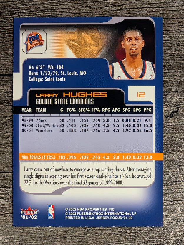 2001-02 Fleer Focus #12 Larry Hughes