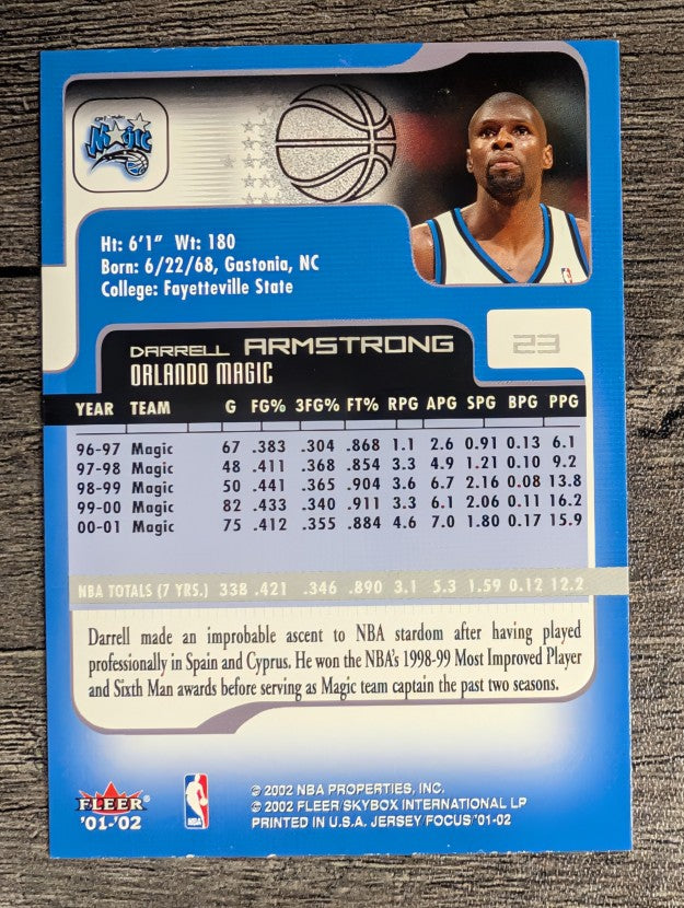 2001-02 Fleer Focus #23 Darrell Armstrong