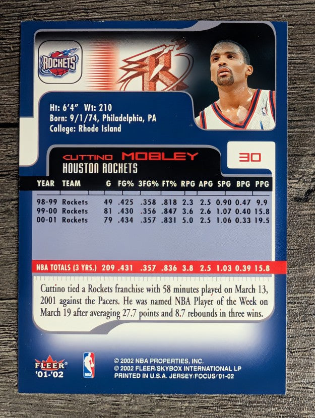 2001-02 Fleer Focus #30 Cuttino Mobley