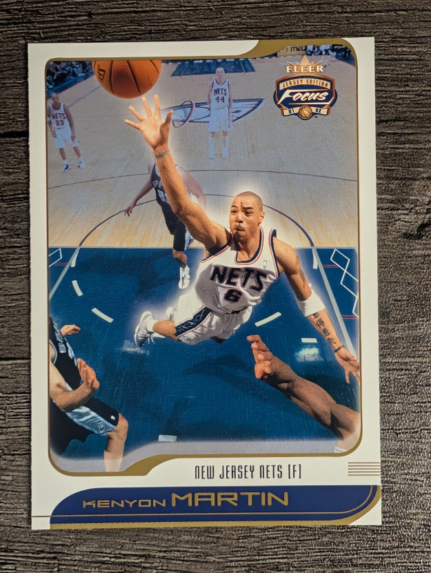 2001-02 Fleer Focus #42 Kenyon Martin
