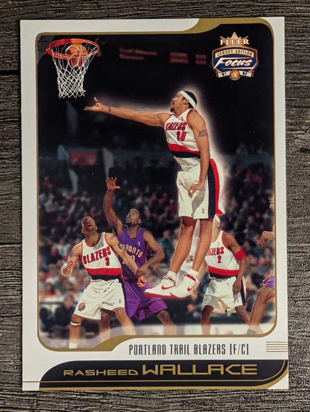 2001-02 Fleer Focus #57 Rasheed Wallace