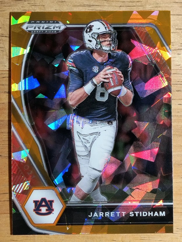 2021 Panini Prizm Draft Picks Prizms Orange Ice #31 Jarrett Stidham