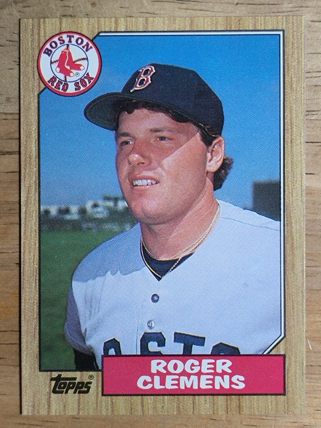 1987 Topps #340 Roger Clemens
