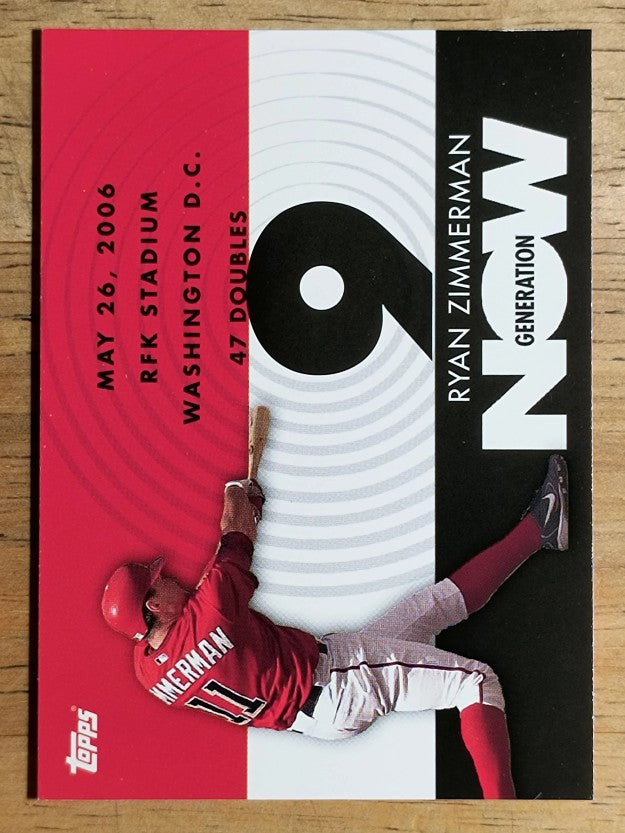 2007 Topps Generation Now #GN227 Ryan Zimmerman