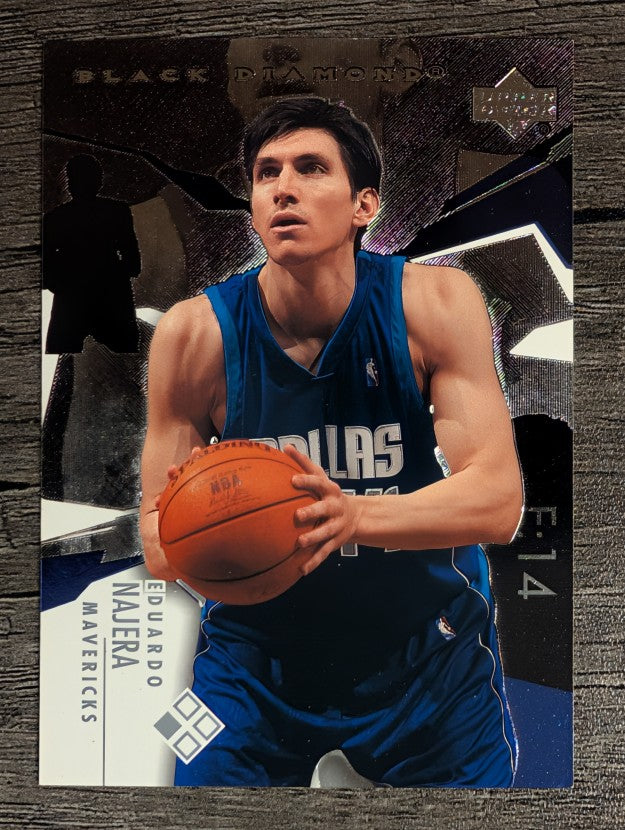 2003-04 Black Diamond #14 Eduardo Najera
