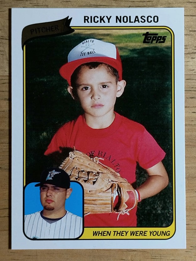 2010 Topps When They Were Young #RN Ricky Nolasco