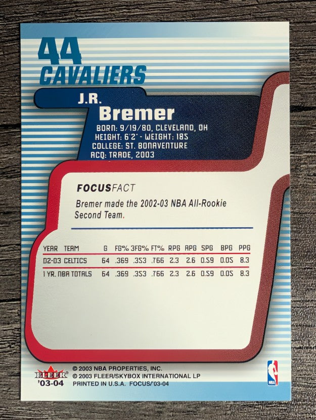 2003-04 Fleer Focus #44 J.R. Bremer