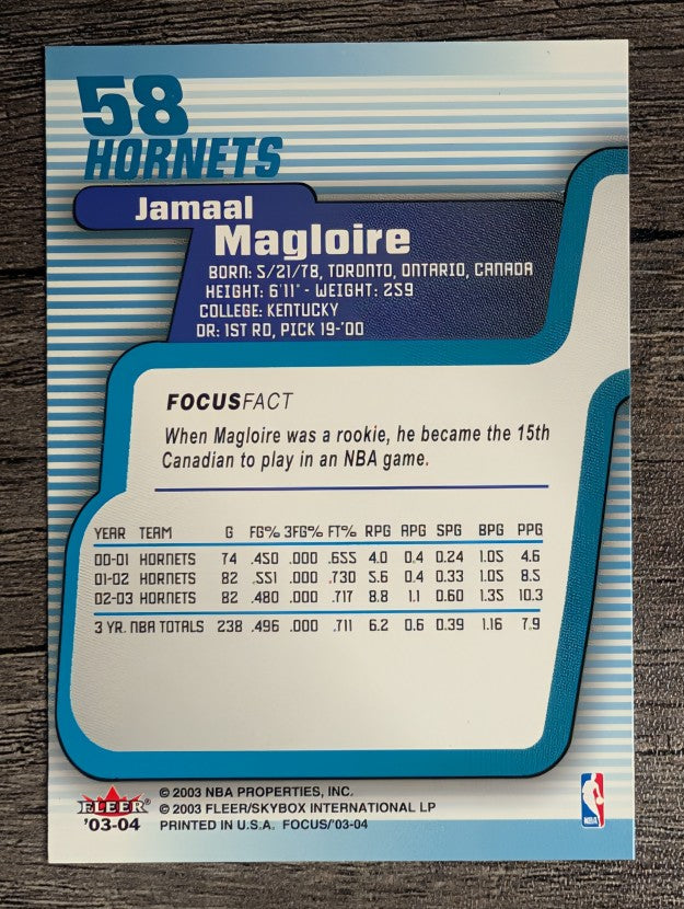 2003-04 Fleer Focus #58 Jamaal Magloire