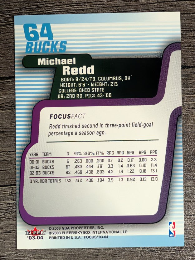 2003-04 Fleer Focus #64 Michael Redd