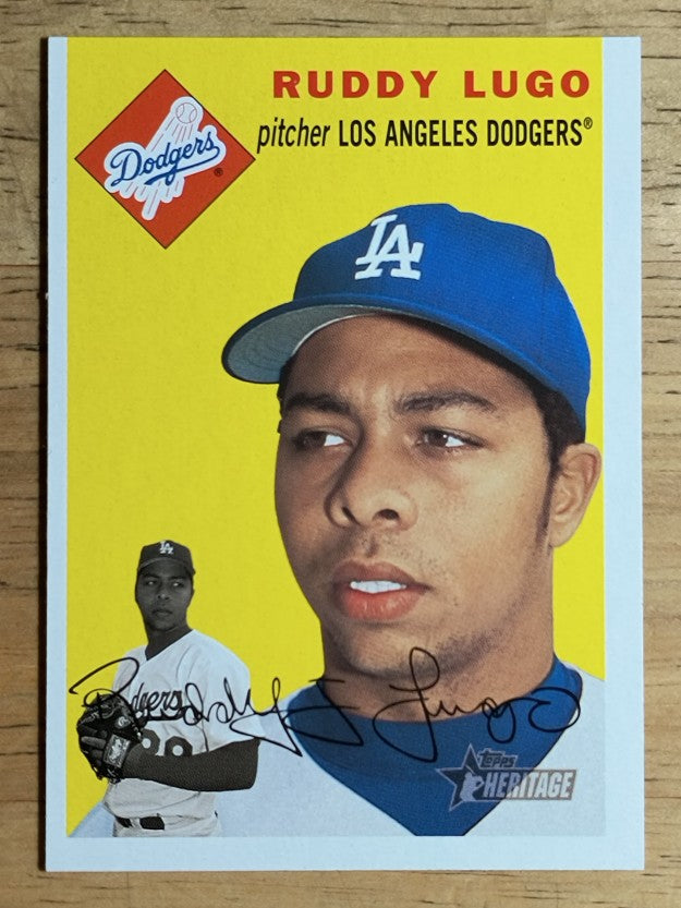 2003 Topps Heritage #234 Ruddy Lugo RC