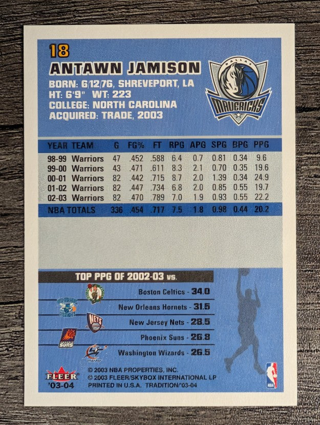 2003-04 Fleer Tradition #18 Antawn Jamison