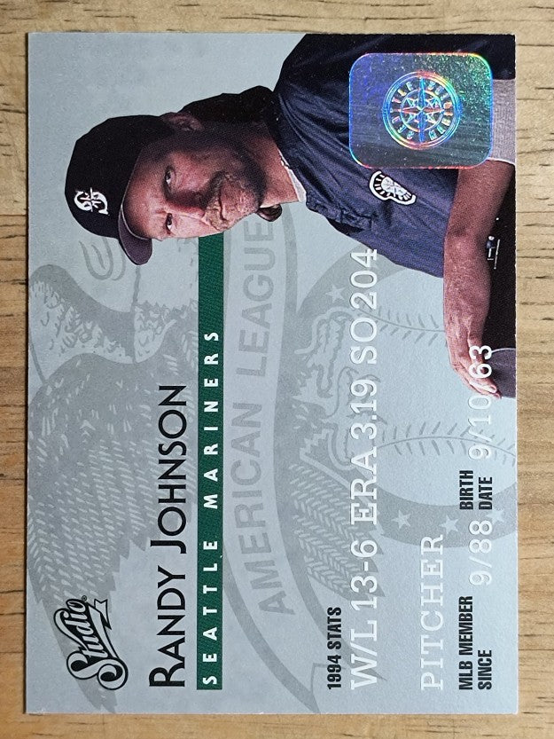 1995 Studio #48 Randy Johnson