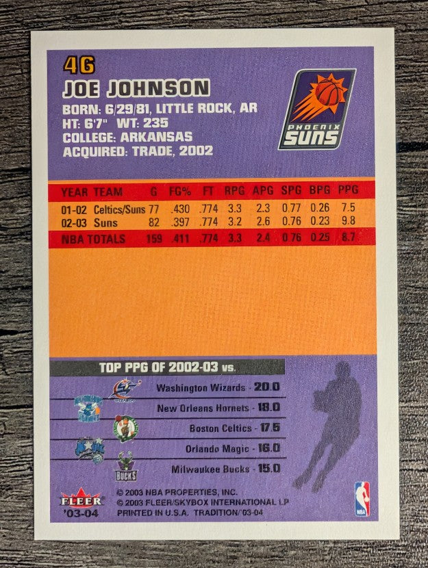 2003-04 Fleer Tradition #46 Joe Johnson