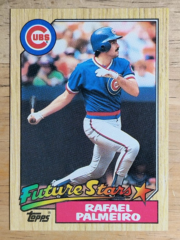 1987 Topps #634 Rafael Palmeiro RC