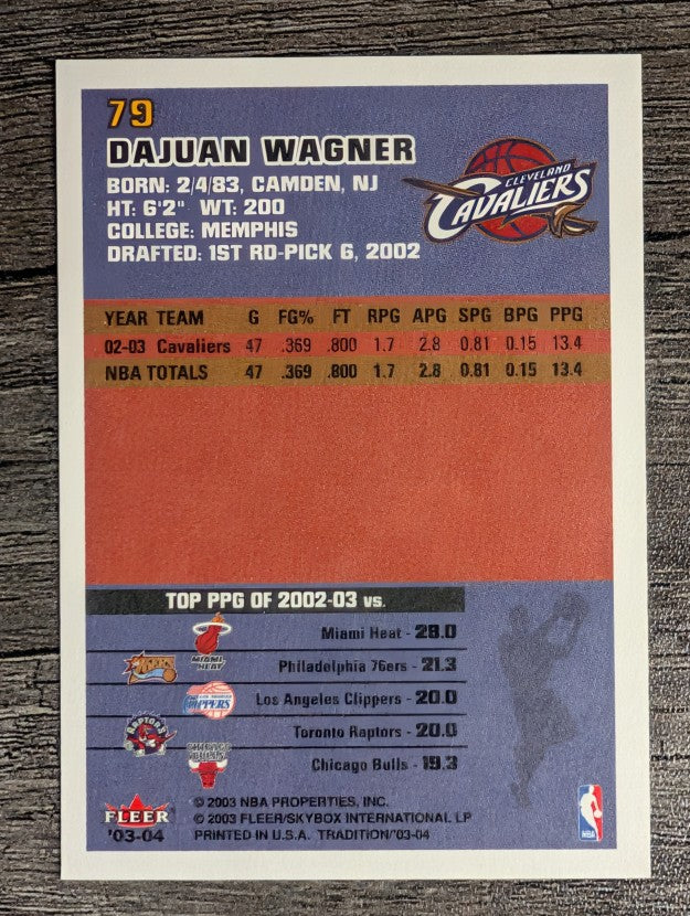2003-04 Fleer Tradition #79 Dajuan Wagner