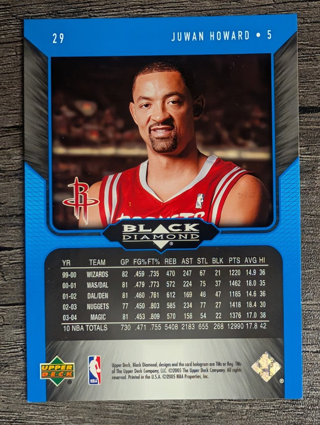 2004-05 Black Diamond #29 Juwan Howard