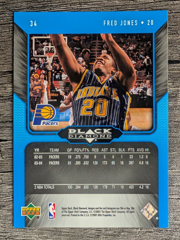 2004-05 Black Diamond #34 Fred Jones