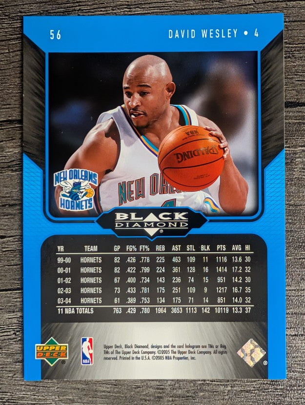 2004-05 Black Diamond #56 David Wesley