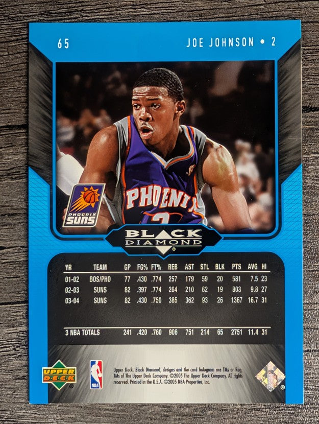 2004-05 Black Diamond #65 Joe Johnson
