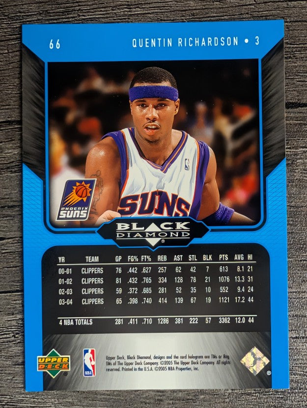 2004-05 Black Diamond #66 Quentin Richardson