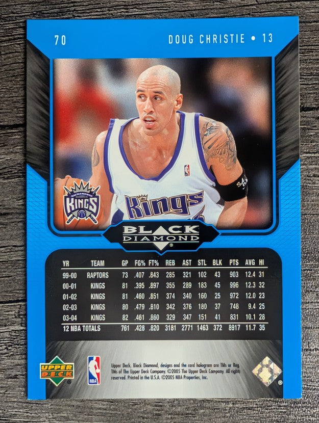 2004-05 Black Diamond #70 Doug Christie