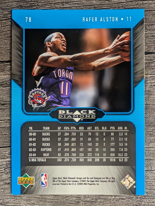 2004-05 Black Diamond #78 Rafer Alston
