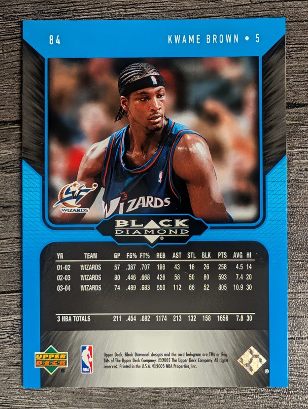 2004-05 Black Diamond #84 Kwame Brown