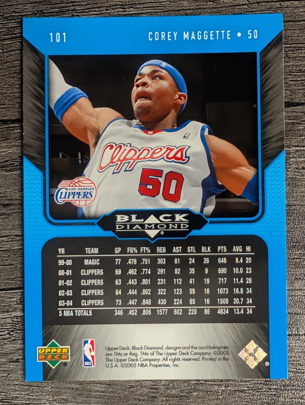 2004-05 Black Diamond #101 Corey Maggette