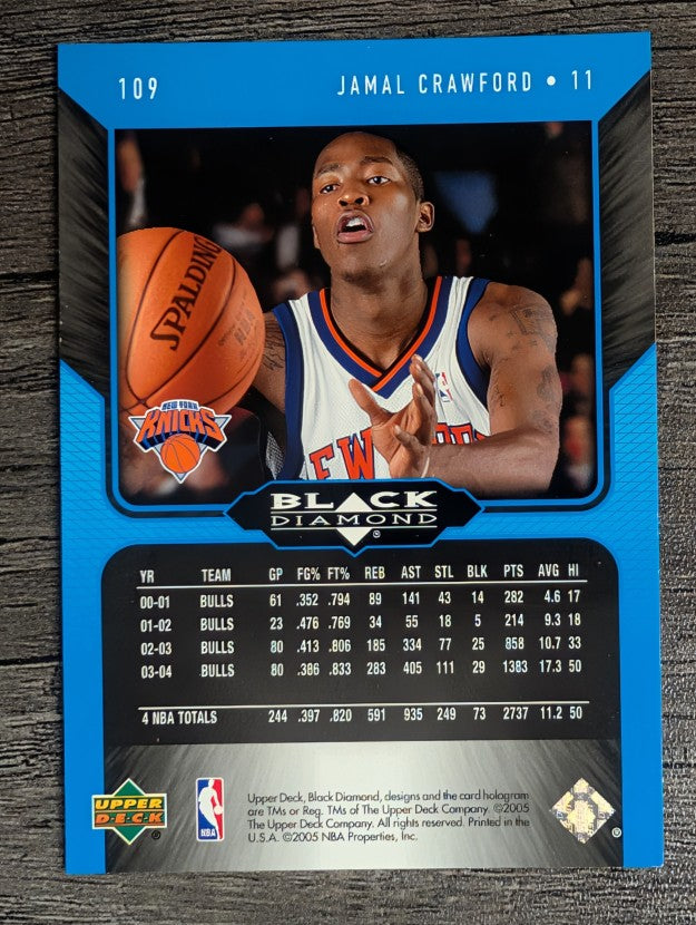 2004-05 Black Diamond #109 Jamal Crawford