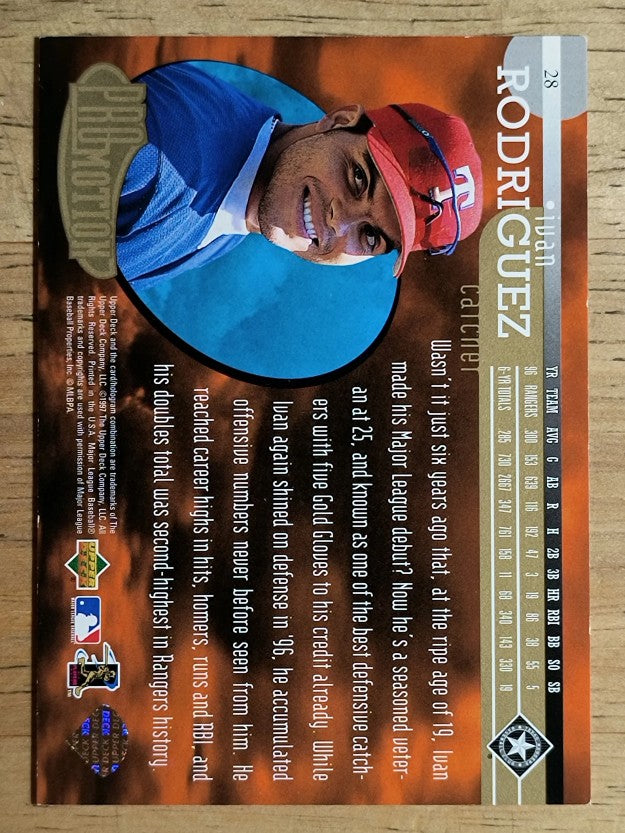 1997 UD3 #28 Ivan Rodriguez