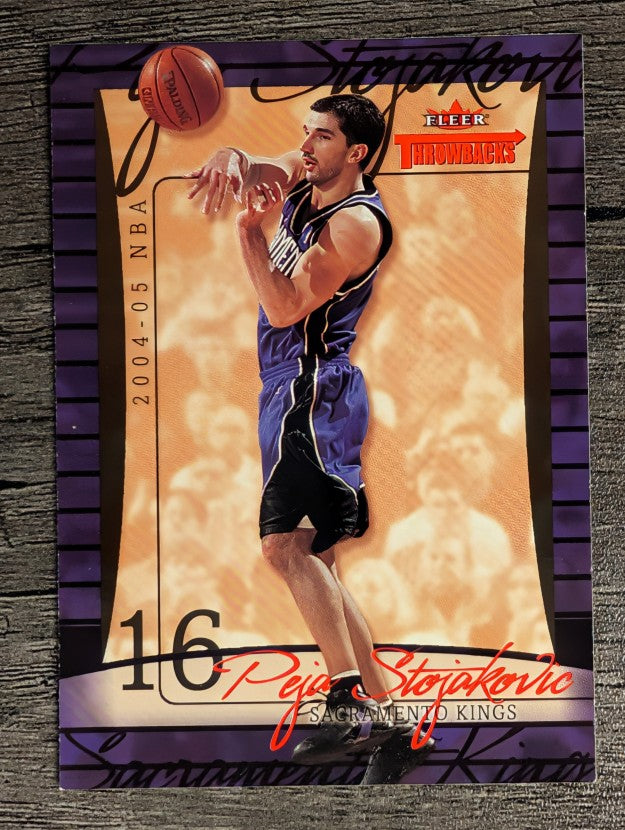 2004-05 Fleer Throwbacks #20 Peja Stojakovic