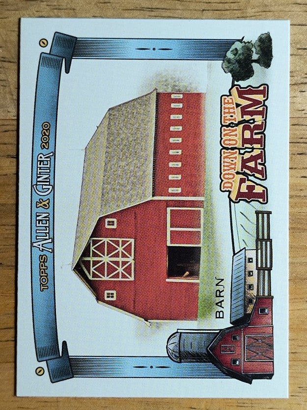 2020 Topps Allen and Ginter Down on the Farm #DFBA Barn